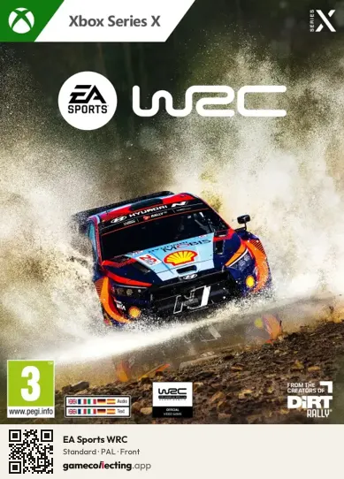 EA Sports WRC Xbox Series X, PAL box front