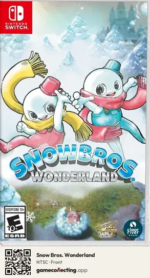 Snow Bros. Wonderland Nintendo Switch, NTSC box front