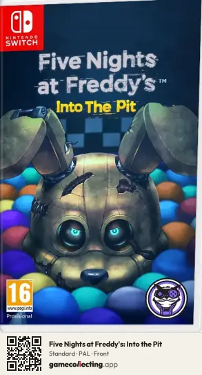 Five Nights at Freddy's: Into the Pit Nintendo Switch, PAL box front