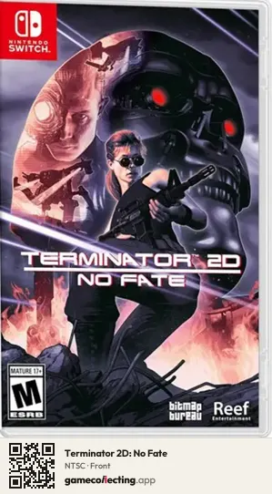 Terminator 2D: No Fate Nintendo Switch, NTSC box front