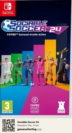 Sociable Soccer 24 Nintendo Switch, PAL box front