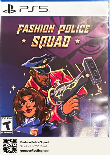 Fashion Police Squad PlayStation 5, NTSC box front