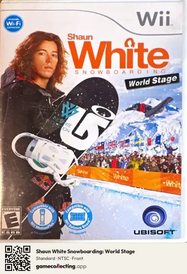 Shaun White Snowboarding: World Stage Nintendo Wii, NTSC box front