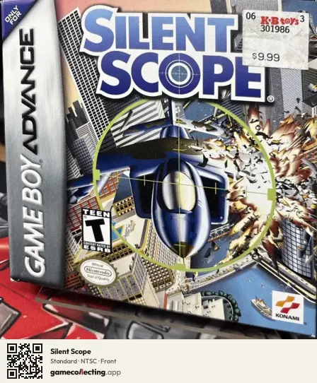 Silent Scope Game Boy Advance, NTSC box front