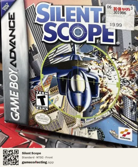Silent Scope Game Boy Advance, NTSC box front