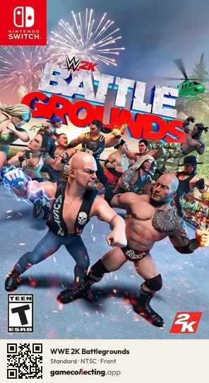 WWE 2K Battlegrounds Nintendo Switch, NTSC box front