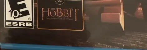 LEGO The Hobbit, the ESRB box on its front