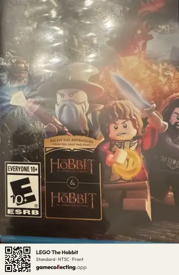 LEGO The Hobbit Nintendo Wii U, NTSC box front