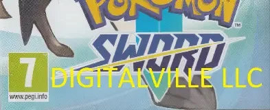 Pokémon Sword, the PEGI square on its front
