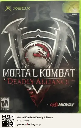 Mortal Kombat: Deadly Alliance Xbox, NTSC box front