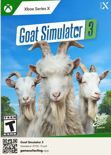 Goat Simulator 3 Xbox Series X, NTSC box front