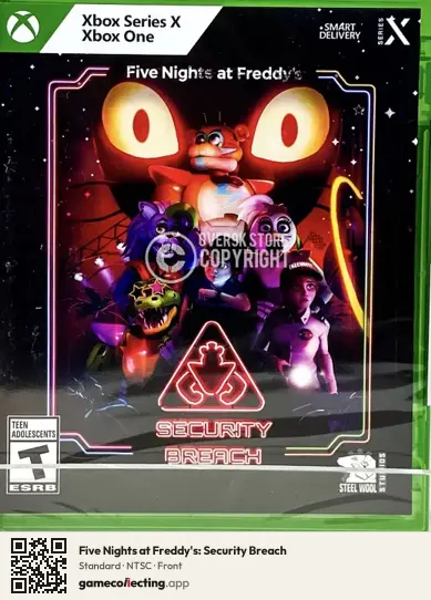 Five Nights at Freddy's: Security Breach Xbox Series X, NTSC box front