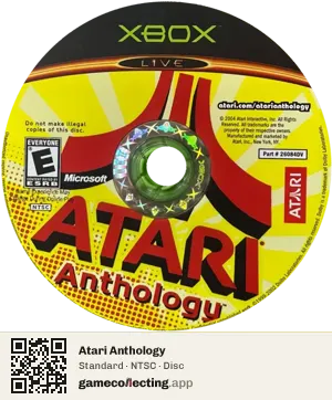 Atari Anthology Xbox, NTSC disc