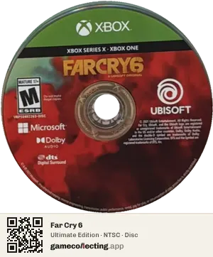 Far Cry 6 Xbox Series X, NTSC disc