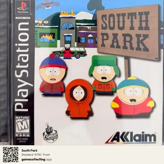 South Park PlayStation, NTSC box front