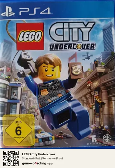 LEGO City Undercover PlayStation 4, Germany box front
