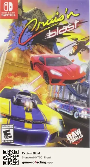 Cruis'n Blast Nintendo Switch, NTSC box front