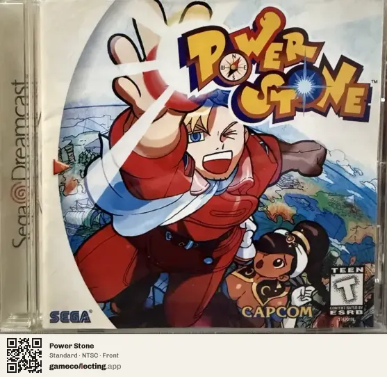 Power Stone Sega Dreamcast, NTSC box front