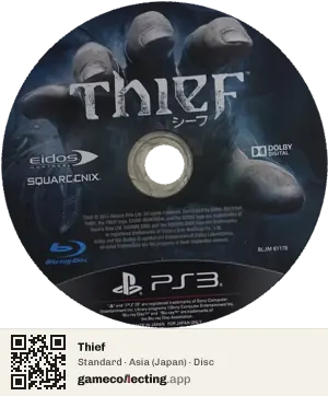 Thief PlayStation 3, Asia disc