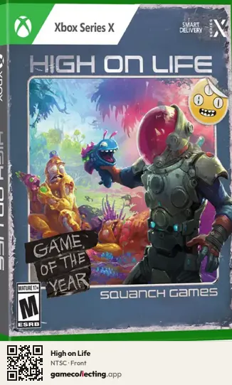 High on Life Xbox Series X, NTSC box front