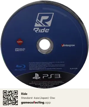 Ride PlayStation 3, Asia disc