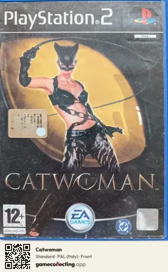 Catwoman PlayStation 2, Italy box front