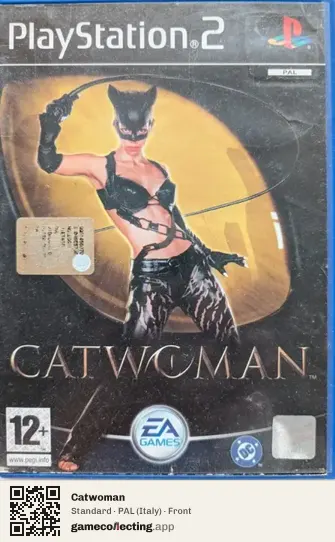 Catwoman PlayStation 2, Italy box front