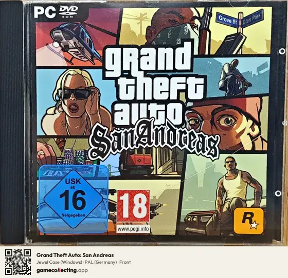 Grand Theft Auto: San Andreas Computer, Germany box front