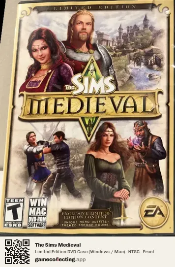 The Sims Medieval Computer, NTSC box front