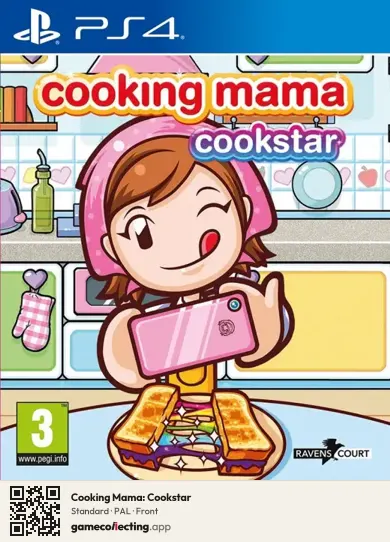 Cooking Mama: Cookstar PlayStation 4, PAL box front