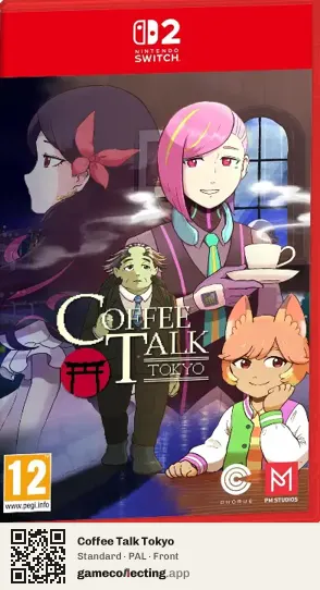 Coffee Talk Tokyo Nintendo Switch 2, PAL box front