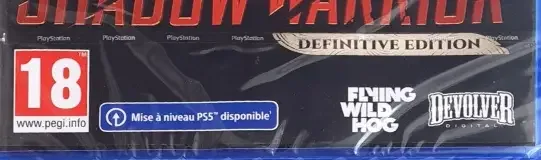 Shadow Warrior 3, the PEGI square on its front