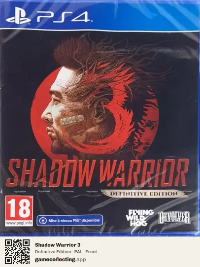 Shadow Warrior 3 PlayStation 4, PAL box front