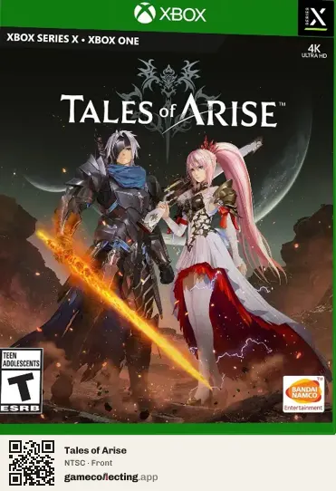 Tales of Arise Xbox Series X, NTSC box front