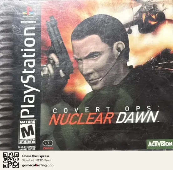 Chase the Express PlayStation, NTSC box front