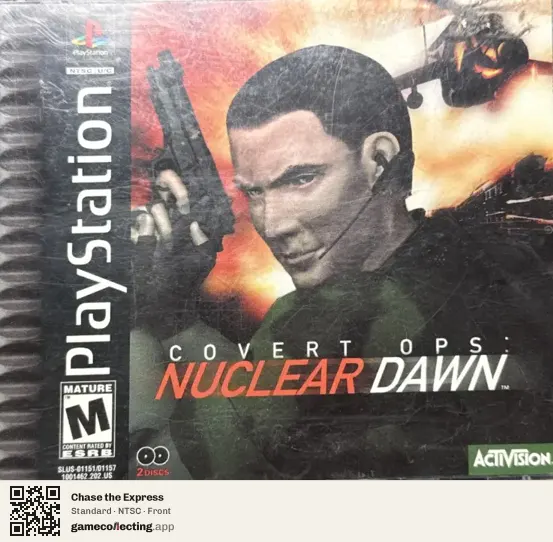 Chase the Express PlayStation, NTSC box front