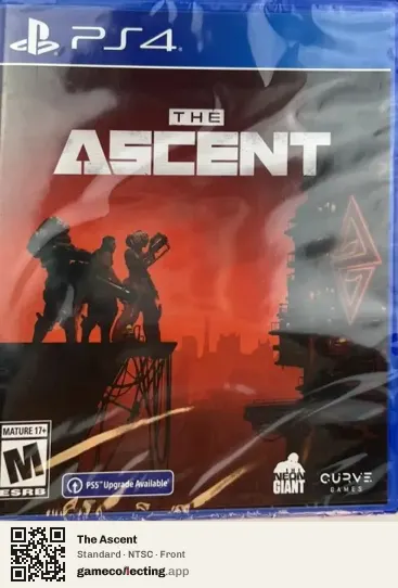 The Ascent PlayStation 4, NTSC box front