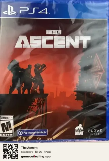 The Ascent PlayStation 4, NTSC box front