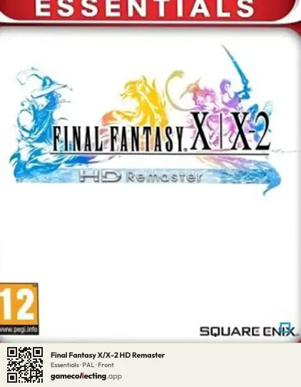 Final Fantasy X/X-2 HD Remaster PlayStation 3, PAL box front