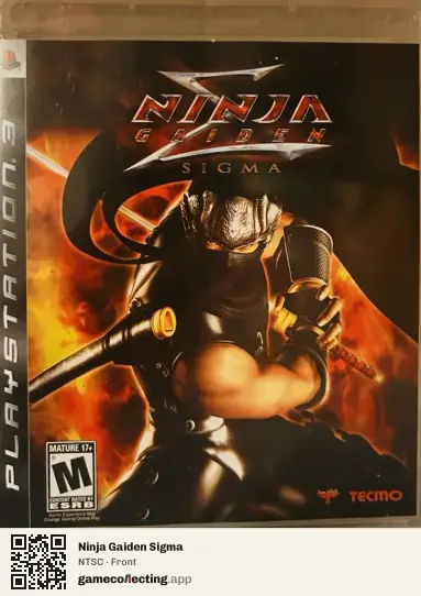 Ninja Gaiden Sigma PlayStation 3, NTSC box front