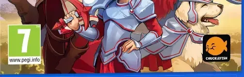 Wargroove, the PEGI square on its front