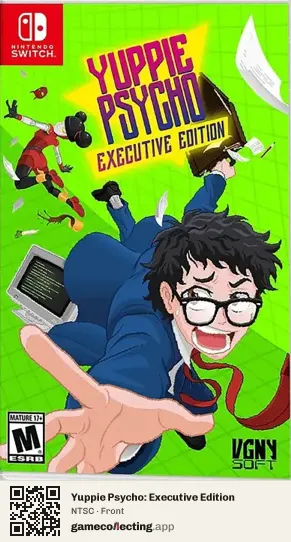Yuppie Psycho: Executive Edition Nintendo Switch, NTSC box front