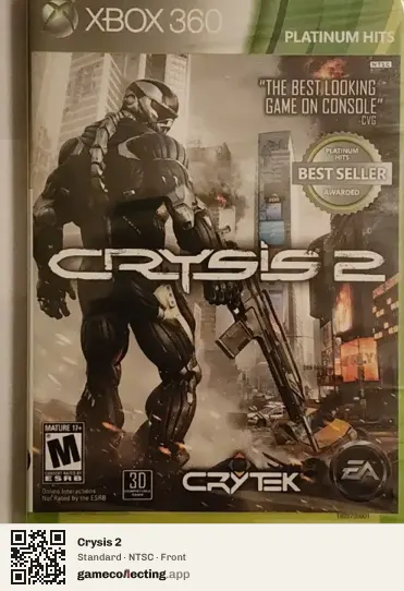 Crysis 2 Xbox 360, NTSC box front