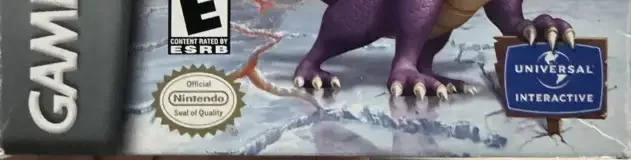 Spyro 2: Season of Flame, the ESRB box on its front