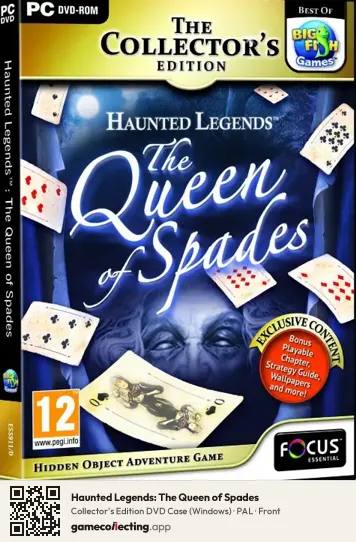Haunted Legends: The Queen of Spades Computer, PAL box front