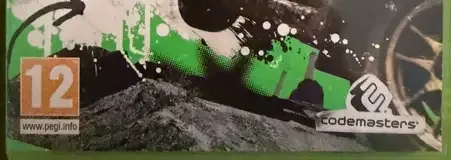 Dirt 2, the PEGI square on its front