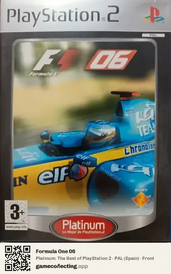 Formula One 06 PlayStation 2, Spain box front