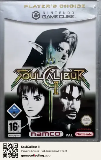 SoulCalibur II Nintendo GameCube, Germany box front