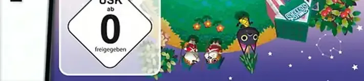 Animal Crossing: Wild World, the USK square on its front