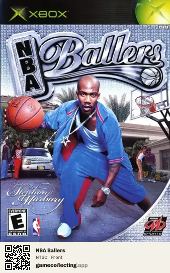 NBA Ballers Xbox, NTSC box front